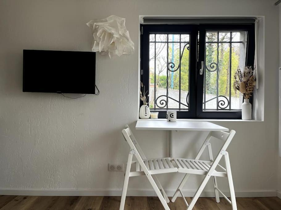 Studio Strasbourg Avec Jardin Bagian luar foto